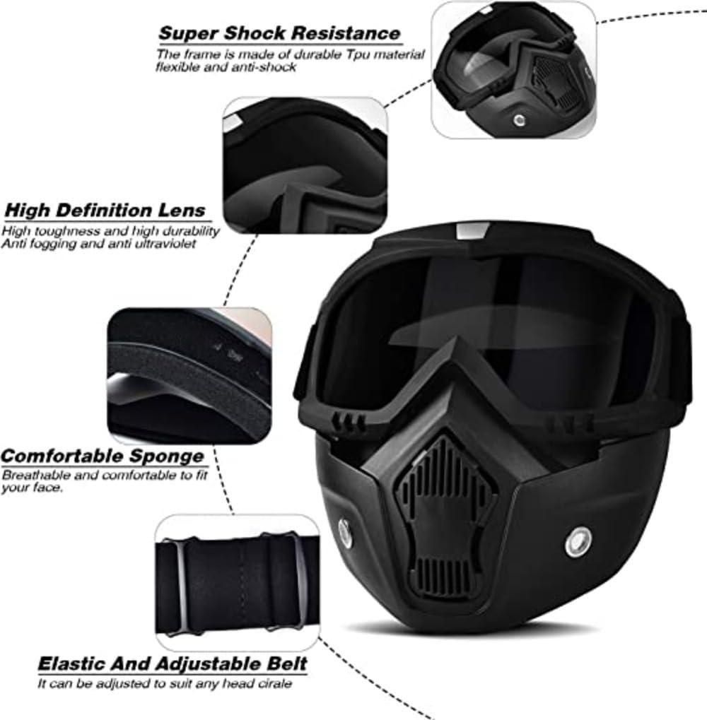 Anti Scratch UV Protective Goggle Mask