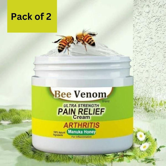 Bee Venom Ultra Strength Pain Relief Cream (Buy 1 Get 2 Free)