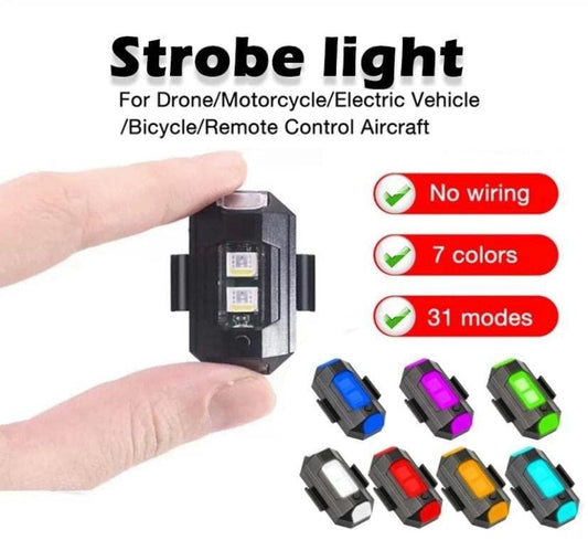 7 Colors LED Strobe Light (Pack of 2)